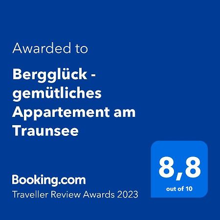 Bergglueck - Gemuetliches Appartement Am Traunsee อัลท์มุนสเตอร์ ภายนอก รูปภาพ