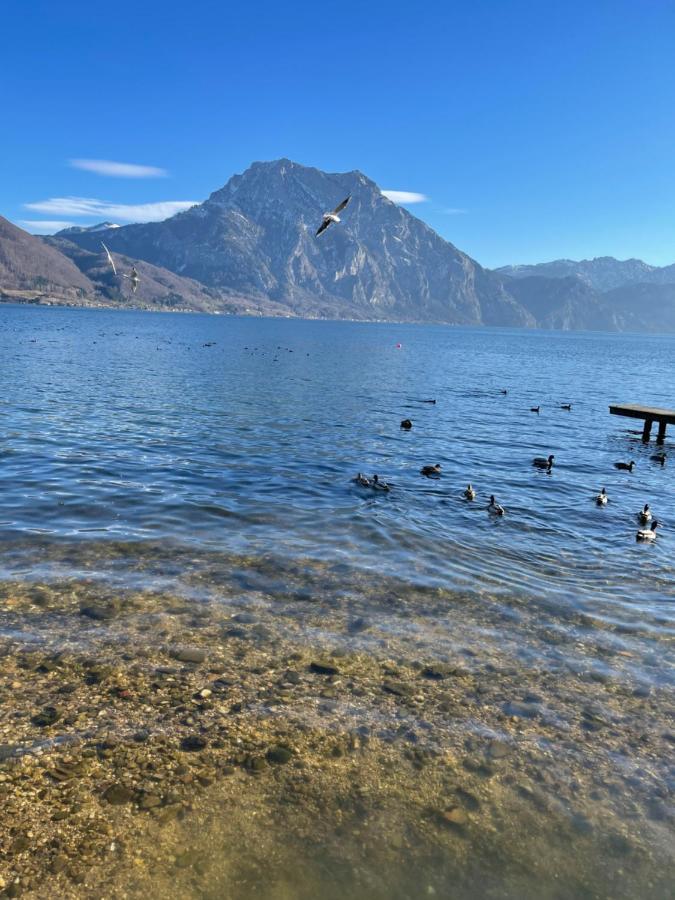 Bergglueck - Gemuetliches Appartement Am Traunsee อัลท์มุนสเตอร์ ภายนอก รูปภาพ